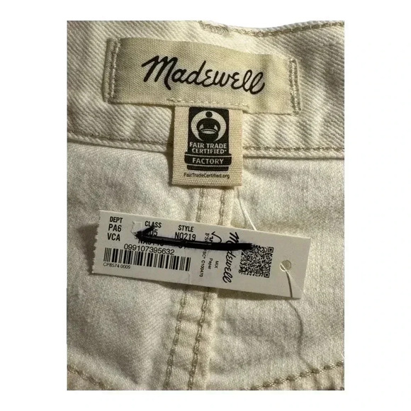 NEW Madewell Women’s Size 12 (31) The '90s Mid-Length Jean Short Vintage Canvas - Picture 4 of 8